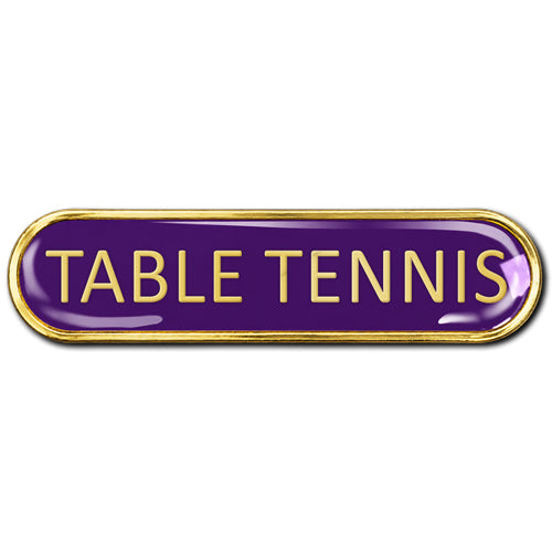 Table Tennis Bar Badge