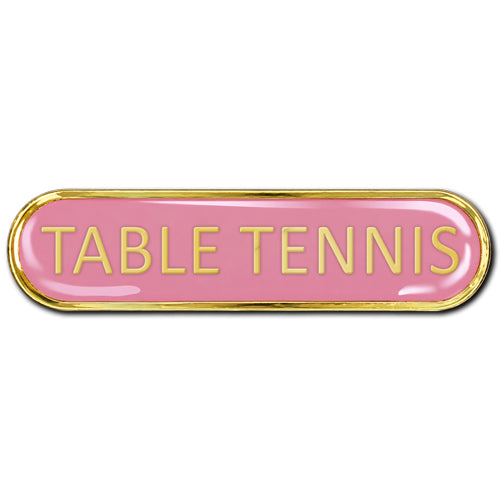 Table Tennis Bar Badge