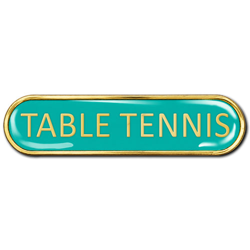 Table Tennis Bar Badge