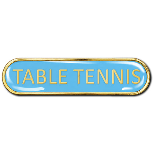 Table Tennis Bar Badge