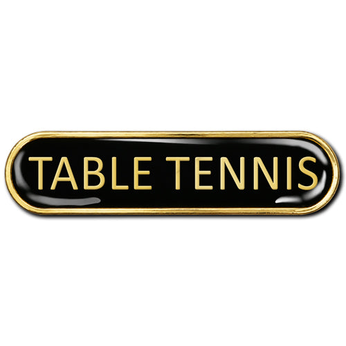 Table Tennis Bar Badge