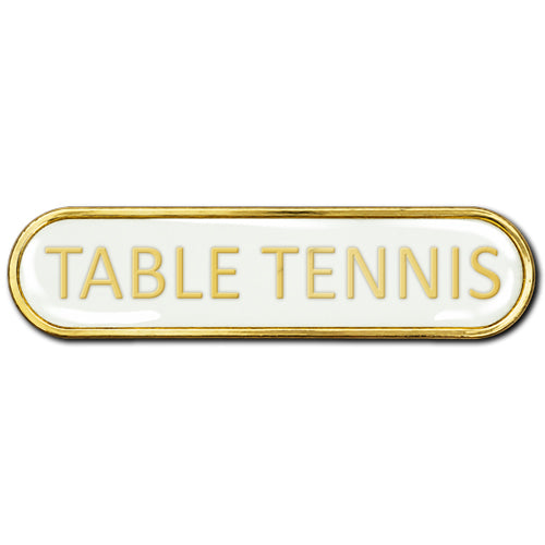 Table Tennis Bar Badge