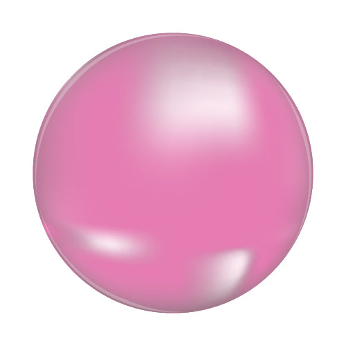 'Plain' Plastic Button Badge (Pack of 25)