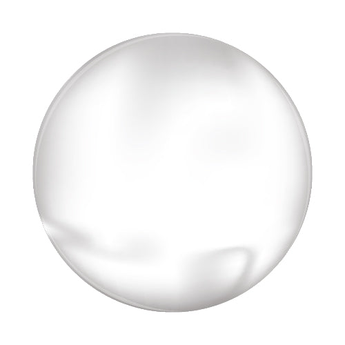'Plain' Plastic Button Badge (Pack of 25)