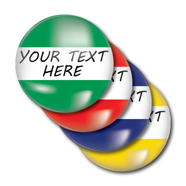 Personalised Plastic Button Badge