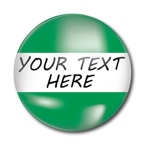 Personalised Plastic Button Badge