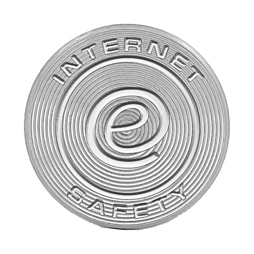 Internet E-Safety Steel Badge