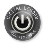 Personalised Plastic 'Digital Leader' Button Badge