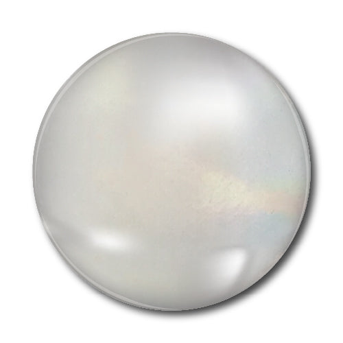 'Plain' Metallic Plastic Button Badge (Pack of 25)
