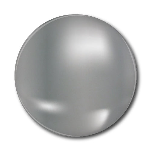 'Plain' Metallic Plastic Button Badge (Pack of 25)