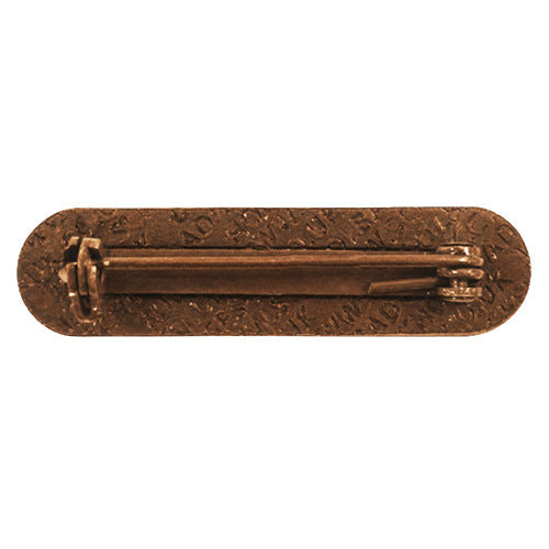 Bronze Metal Bar Badge