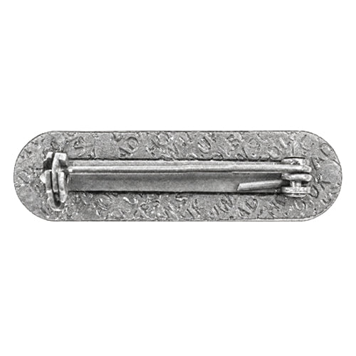 Platinum Metal Bar Badge