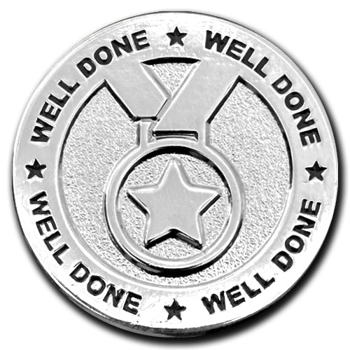 Well Done Medal Badge