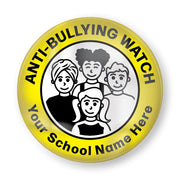 Personalised Anti-Bullying Watch Plastic Button Badges