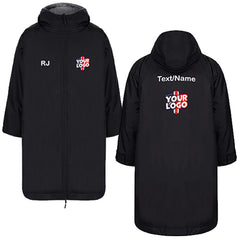 Adult Dry Robe Black by School Badges UK