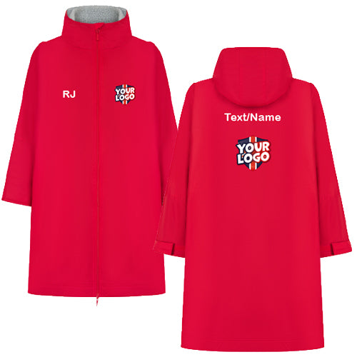 Adult Dry Robe Red by School Badges UK