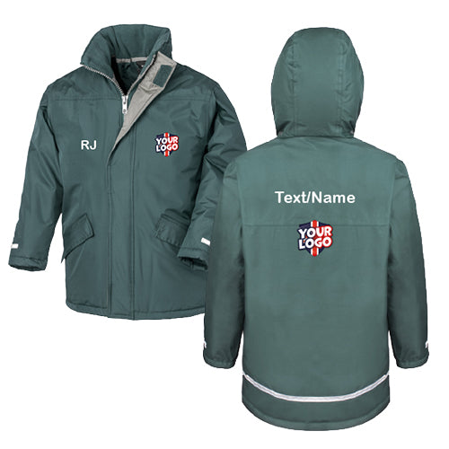 Child Winter Coat Black by School Badges UK