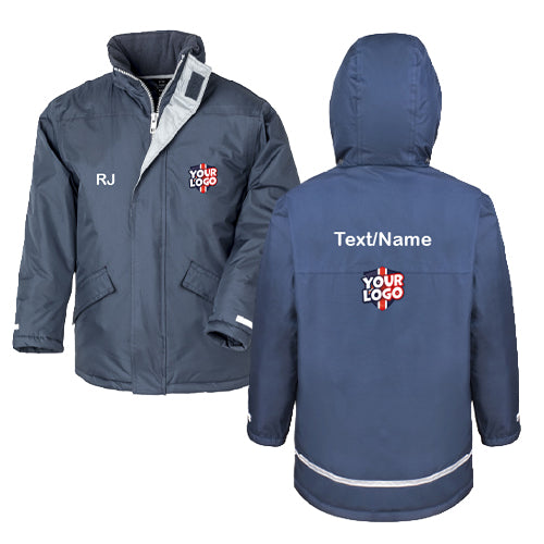 Child Winter Coat Black by School Badges UK