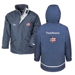 Child Winter Coat Black by School Badges UK