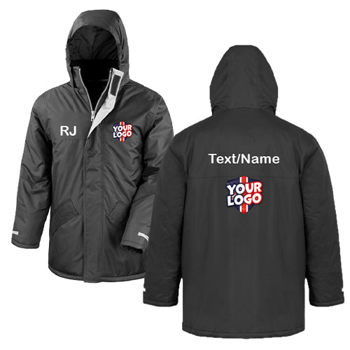 Adult Winter Coat Black by School Badges UK