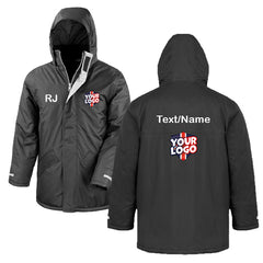 Adult Winter Coat Black by School Badges UK