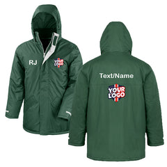 Adult Winter Coat Green by School Badges UK
