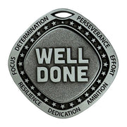 Well Done Silver Medal by School Badges UK