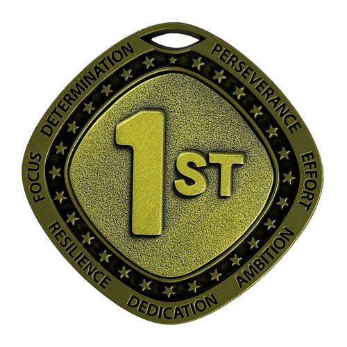 1st Place Gold Medal by School Badges UK