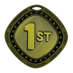 1st Place Gold Medal by School Badges UK