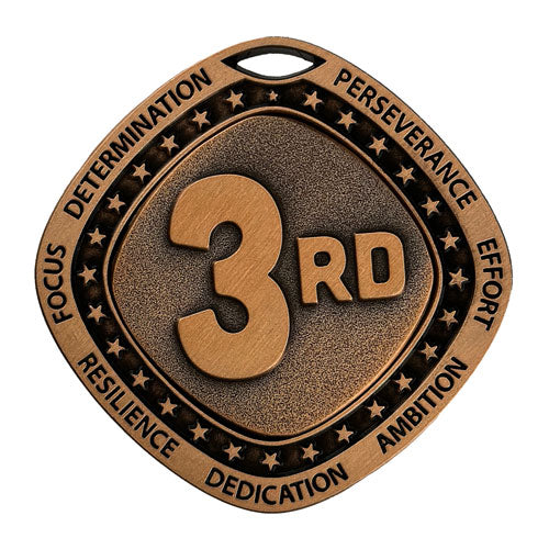 3rd Place Bronze Medal by School Badges UK