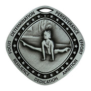 Gymnastics Silver Medal by School Badges UK