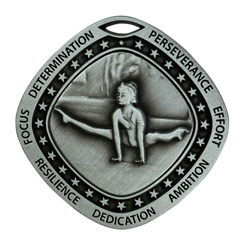 Gymnastics Silver Medal by School Badges UK