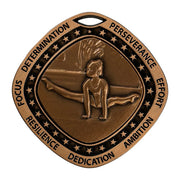 Gymnastics Bronze Medal by School Badges UK