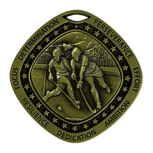 Hockey Gold Medal by School Badges UK