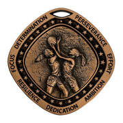Netball Bronze Medal by School Badges UK