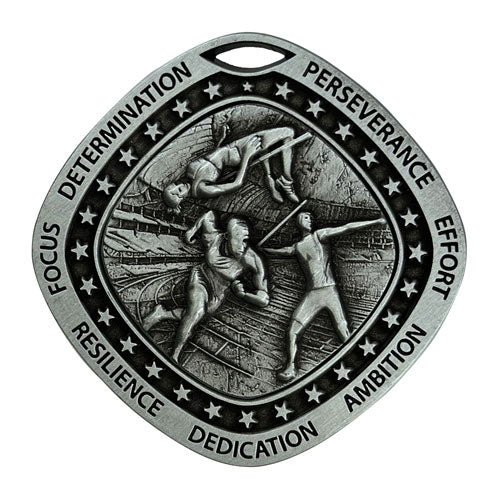 Athletics Silver Medal by School Badges UK