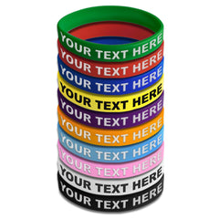 Personalised Silicone Wristbands by School Badges UK
