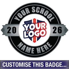 Personalised Leavers Badge by School Badges UK