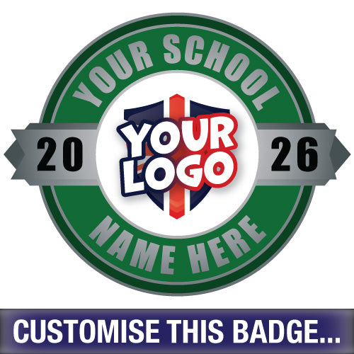 Personalised Leavers Badge by School Badges UK