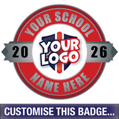 Personalised Leavers Badge by School Badges UK