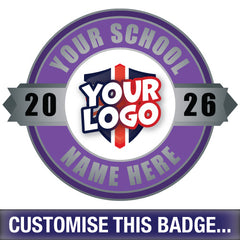 Personalised Leavers Badge by School Badges UK