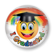 'I Graduated' Plastic Button Badge (Pack of 10)