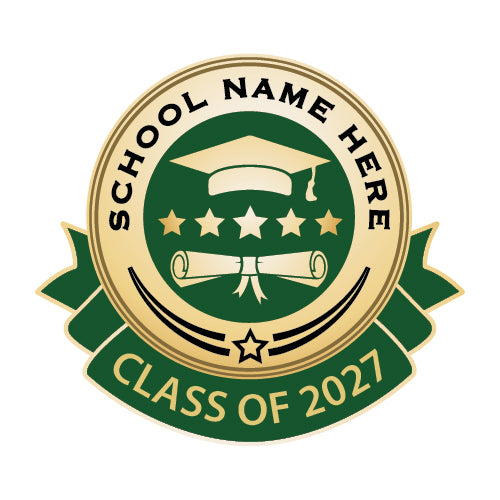 Personalised Class of 2027 Badge (view 3)