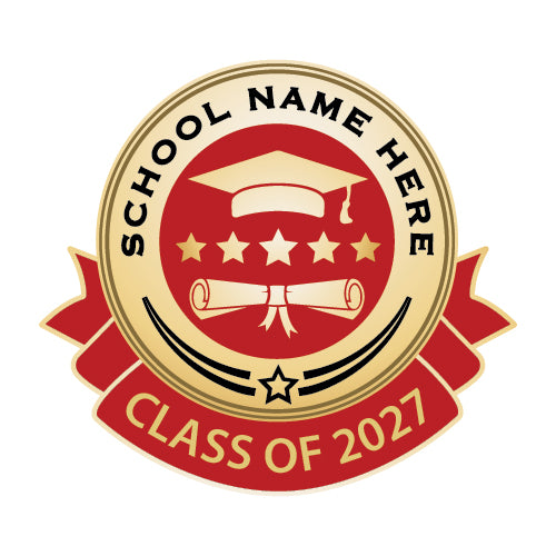 Personalised Class of 2027 Badge (view 4)