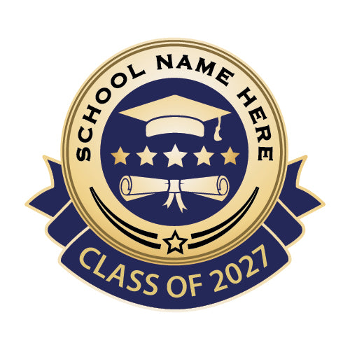 Personalised Class of 2027 Badge (view 5)