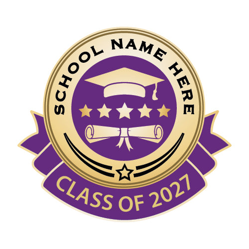 Personalised Class of 2027 Badge (view 6)