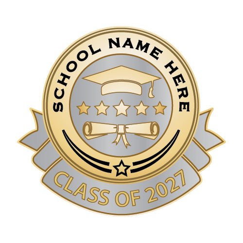 Personalised Class of 2027 Badge (view 7)