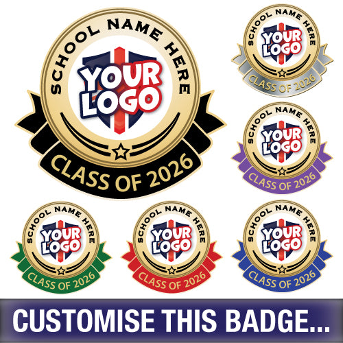 Personalised Class of 2026 Logo Badge by School Badges UK