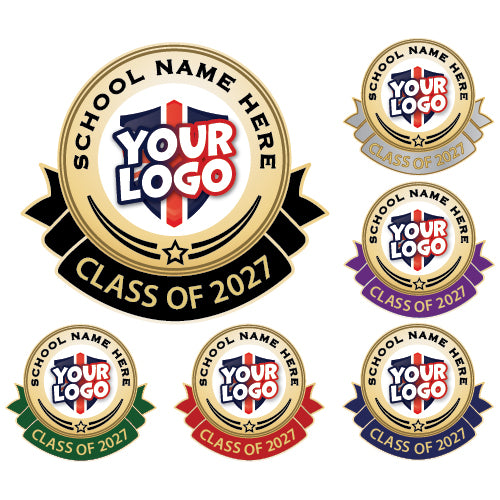Personalised Class of 2027 Logo Badge
