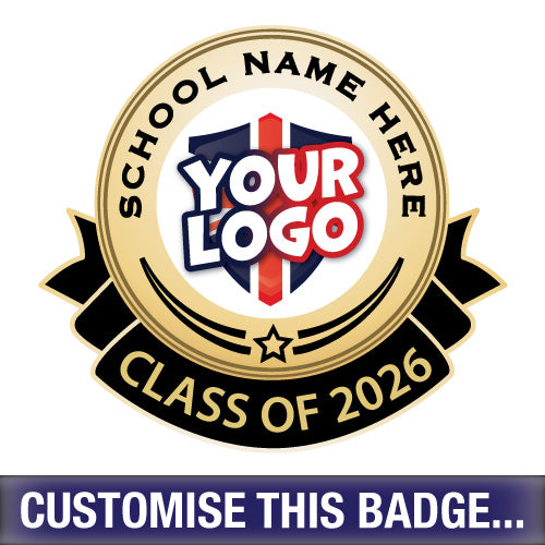 Personalised Class of 2026 Logo Badge by School Badges UK